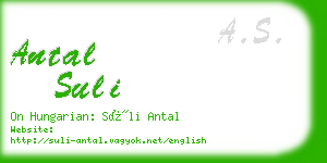 antal suli business card